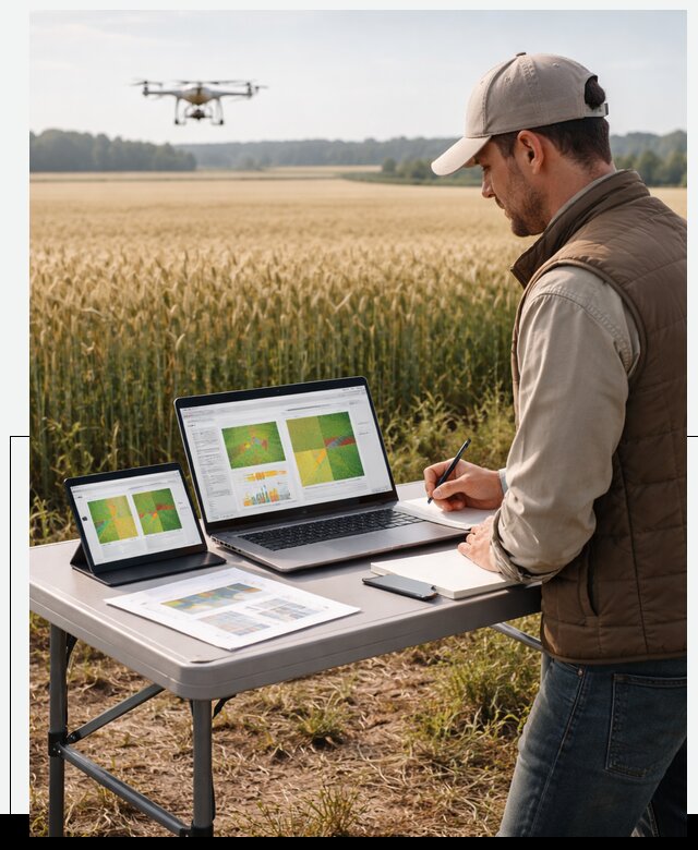 Система AI прогнозирования урожайности для точных агрономий в Карабулаке